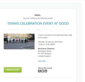 Tennis Celebration