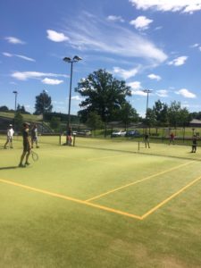 Sun and tennis
